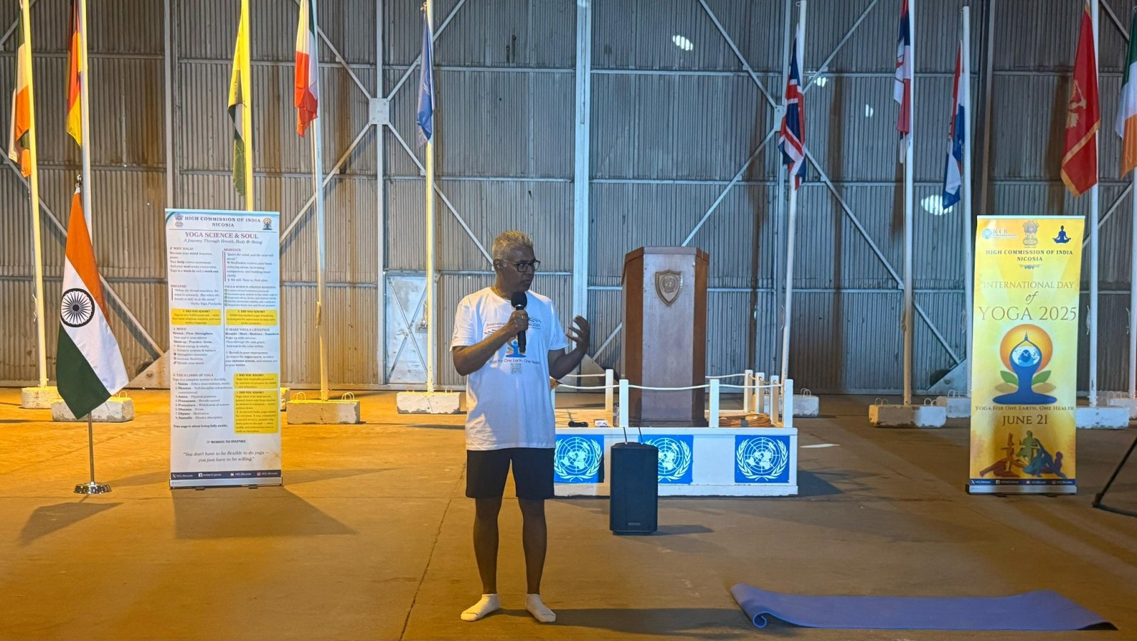 Celebration of the 11th International Day of Yoga 2025 with UN Peacekeepers