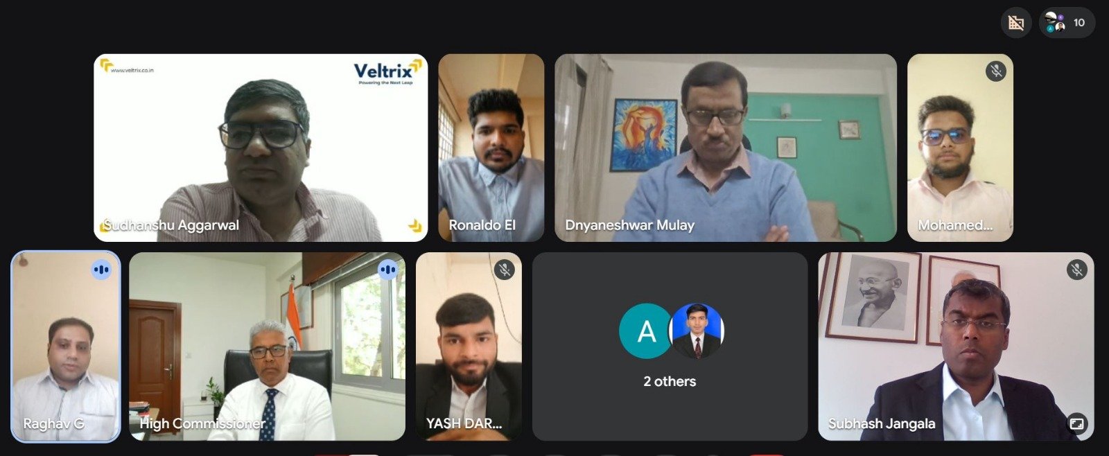 High Commissioner interacts with Veltrix Ltd. and Indian professionals recruited in Cyprus