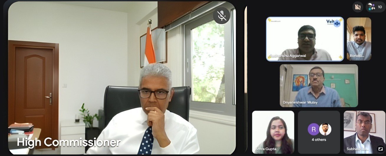 High Commissioner interacts with Veltrix Ltd. and Indian professionals recruited in Cyprus