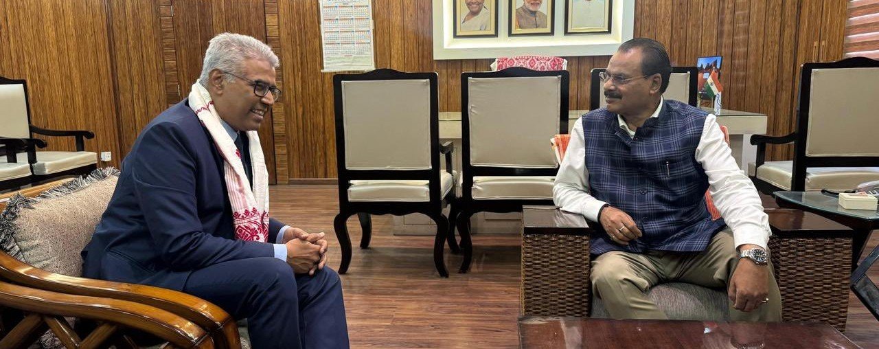 High Commissioner Mr. Manish had a warm and engaging interaction with Shri Chandra Mohan Patowary, Hon’ble Minister for Environment, Forest and Climate Change, Act East Policy Affairs, and Parliamentary Affairs Department, Government of Assam.