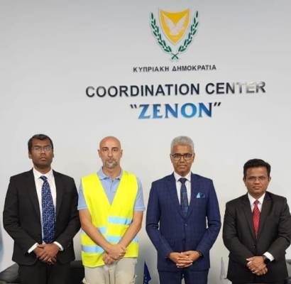 High Commissioner Mr. Manish visited Joint Rescue Coordination Centre and met with Mr. Theodoros Forides, First Secretary, Crisis Management Department. They discussed strengthening collaborative efforts in emergency preparedness for effective crisis management.
