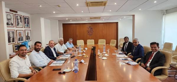 High Commissioner Mr. Manish had a productive meeting with President of Larnaca Chamber of Commerce and Industry (LCCI) Dr. Nakis Antoniou and other members of the Chamber.